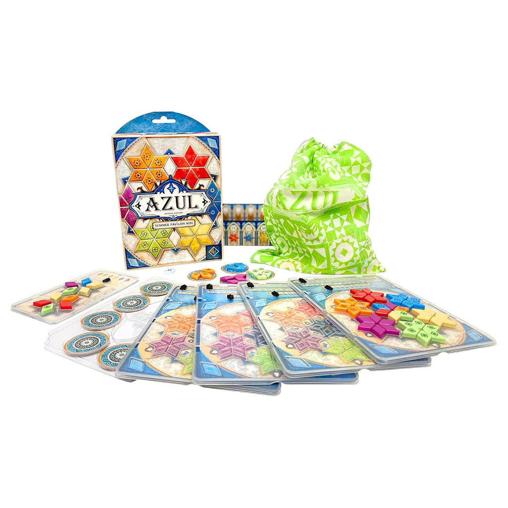 Azul Summer Pavilion Mini game tiles and components