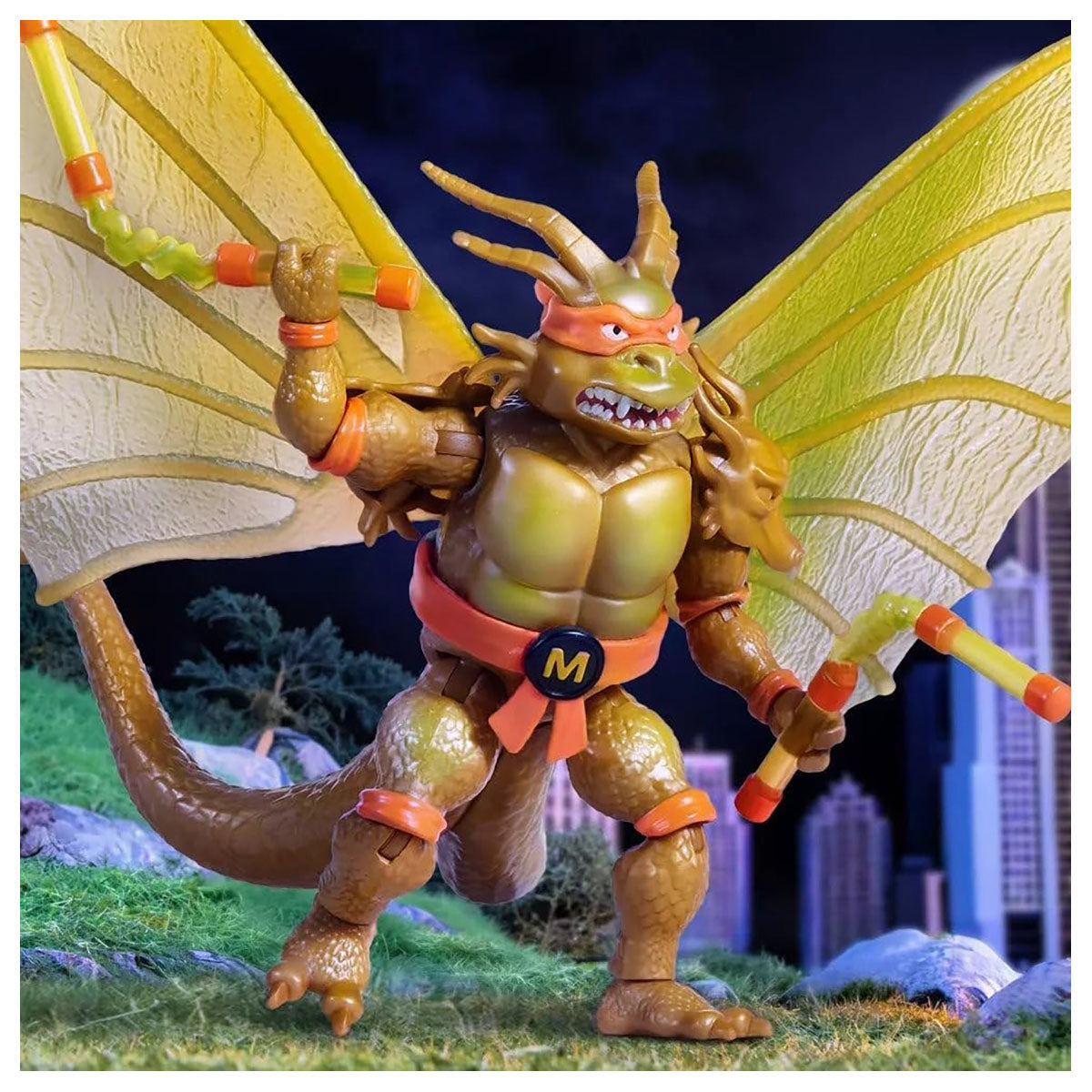 Teenage Mutant Ninja Turtles x Godzilla: Mikey x King Ghidorah Figure