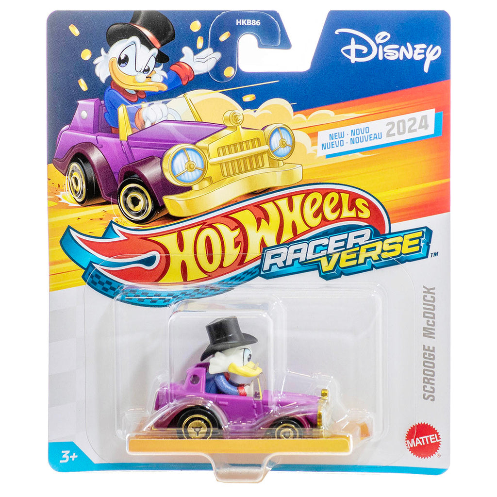 Hot Wheels Racer Verse Disney Scrooge McDuck Vehicle