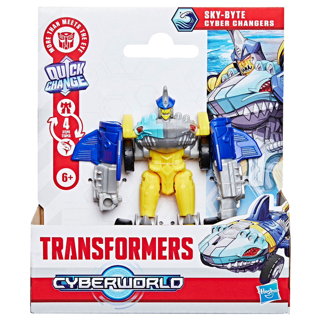 Transformers Cyberworld: Sky-Bite Cyber-Changers Figure