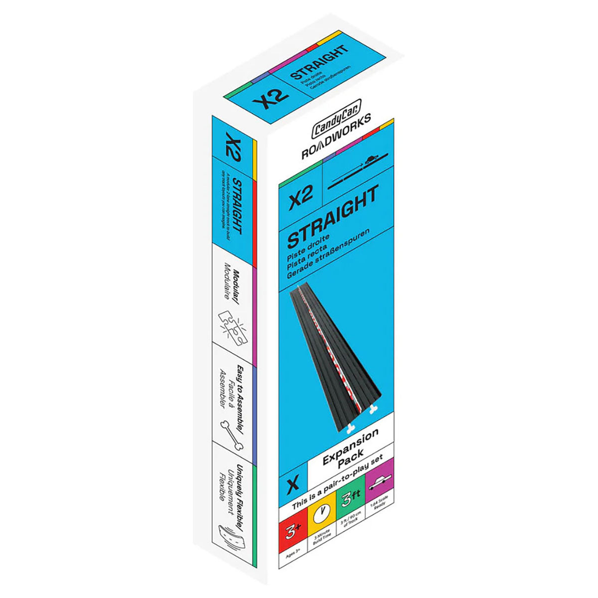 Candylab Roadworks Straight Track Expansion 3-Pack
