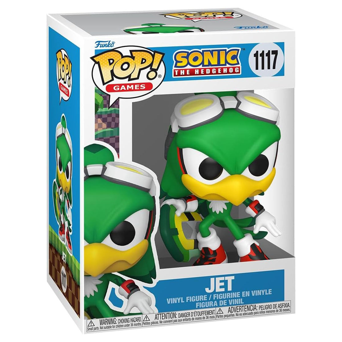 Funko Pop! Games: Sonic the Hedgehog: Jet with Board Vinyl Figure #1117