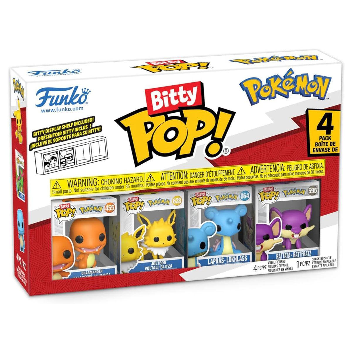 Funko Bitty Pop! PokÃ©mon Mini Figures Series 2 (4 Pack)
