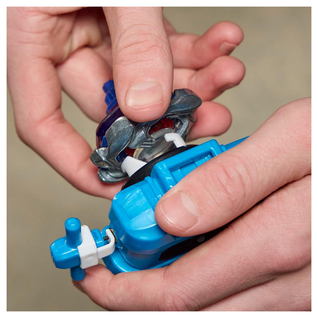 Beyblade X: Deluxe String Launcher & Cobalt Dragoon 2-60C Attack Type Set
