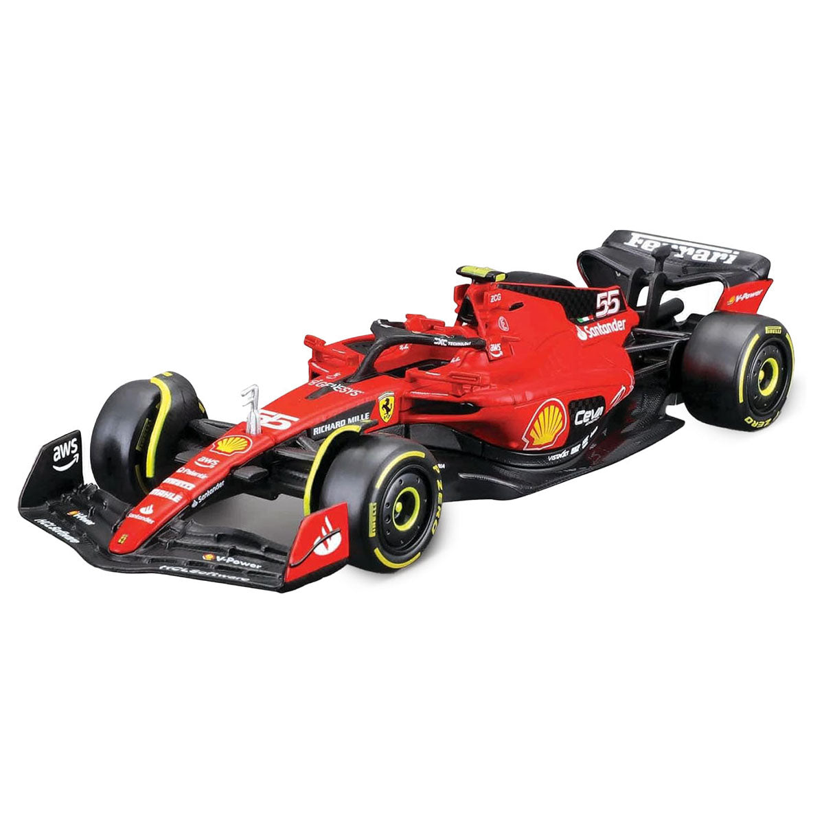 Bburago Ferrari F1 SF-23 Carlos Sainz 1:43 Race Car