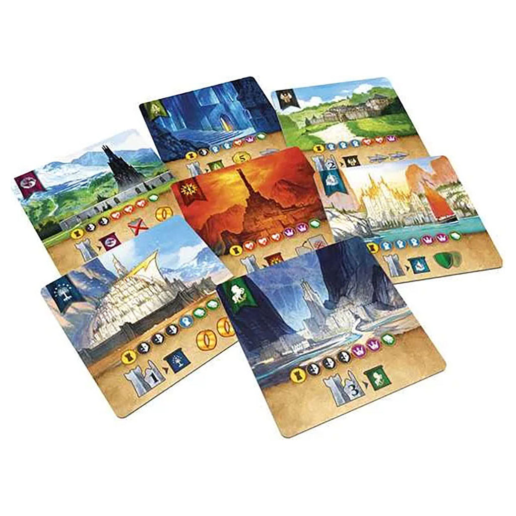 Fellowship vs Sauron themed cards and tokens in Duel for Middle‑Earth