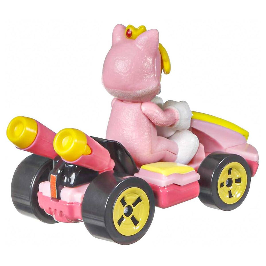 Hot Wheels Mario Kart: Cat Peach Standard Kart