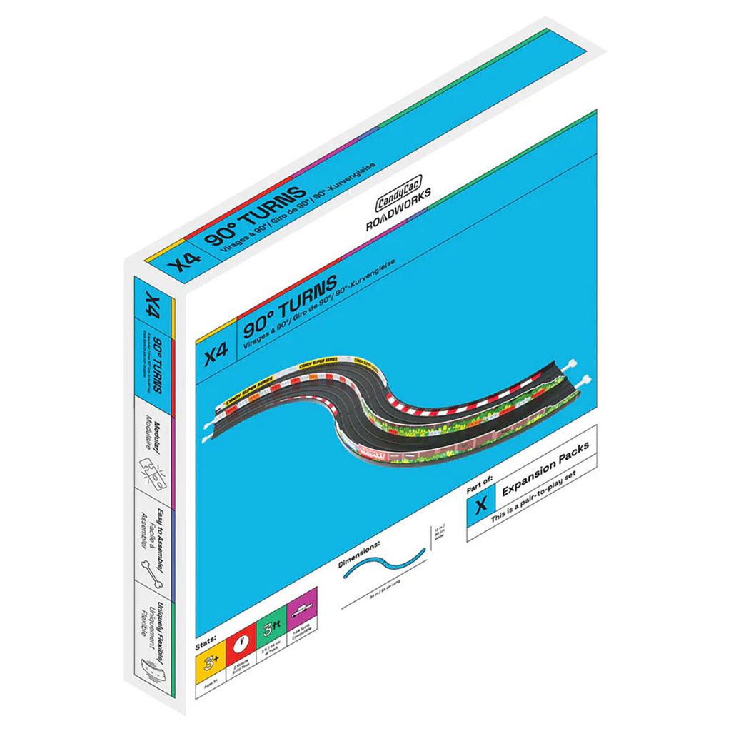 Candylab Roadworks 90 Turn Track Expansion 2-Pack