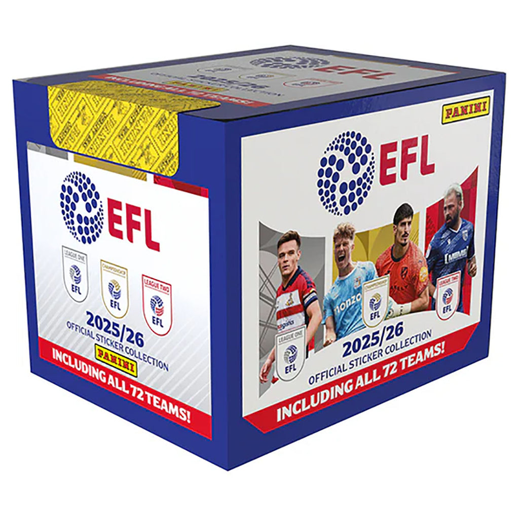 EFL Sticker Collection 2025/26 box of 36 packs
