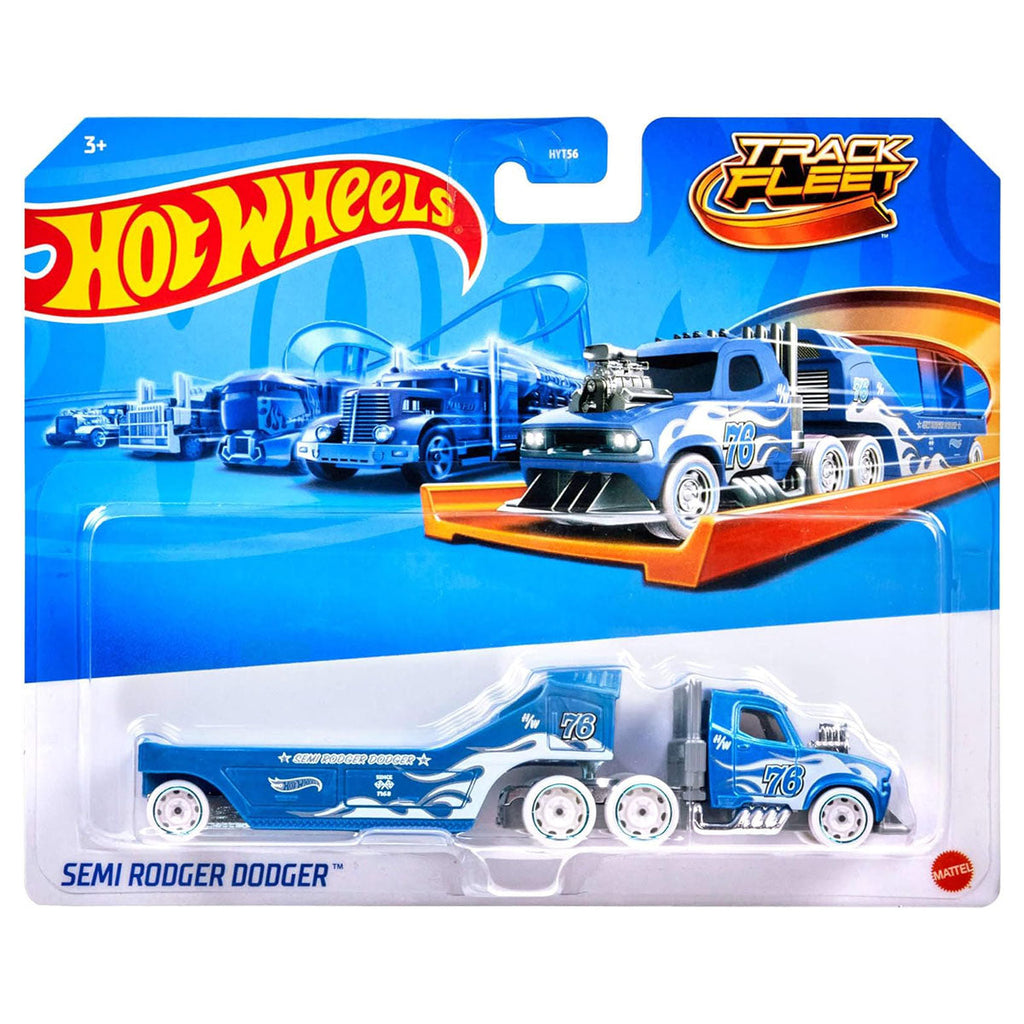 Hot Wheels Track Fleet Semi Rodger Dodger 1:64 Scale Vehicle