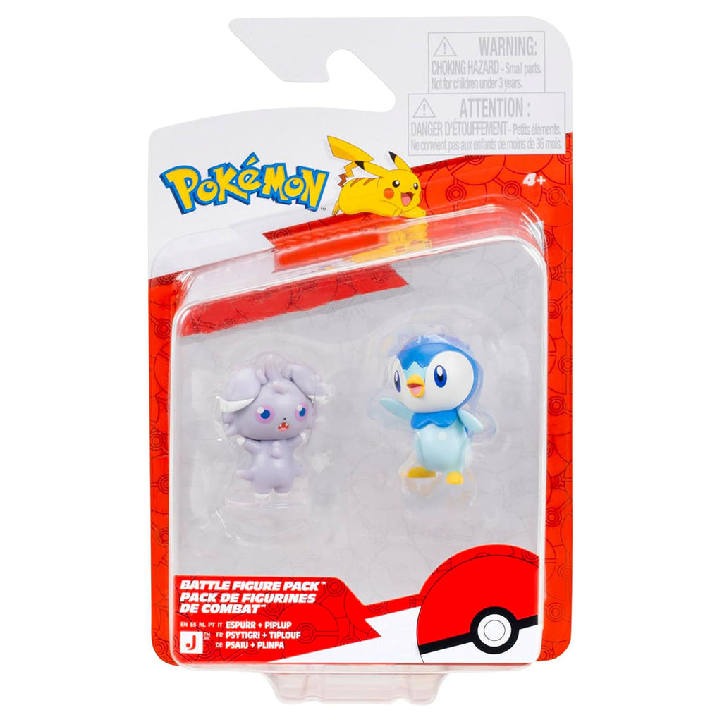 Pokémon Espurr & Piplup Battle Figure Pack