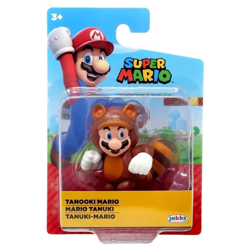 Super Mario Tanooki Mario 2.5" Figure