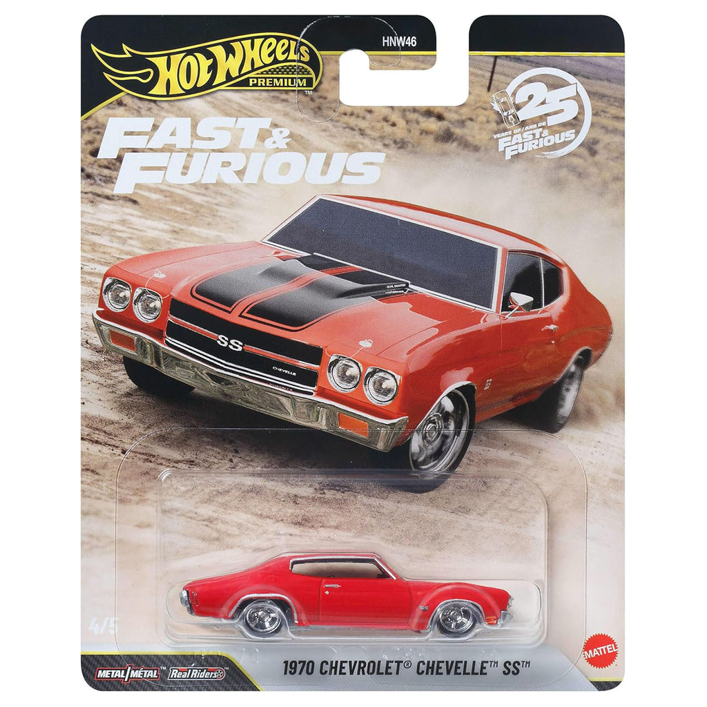 Hot Wheels Fast & Furious 25 Years: 1970 Chevrolet Chevelle SS Die-Cast Car
