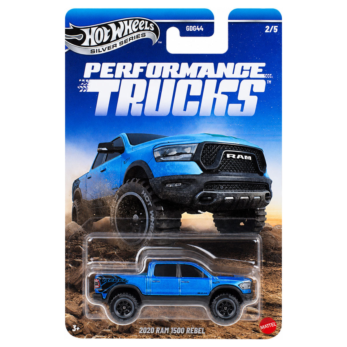 Hot Wheels Silver Series Performance Trucks 2020 Ram 1500 Rebel 2/5