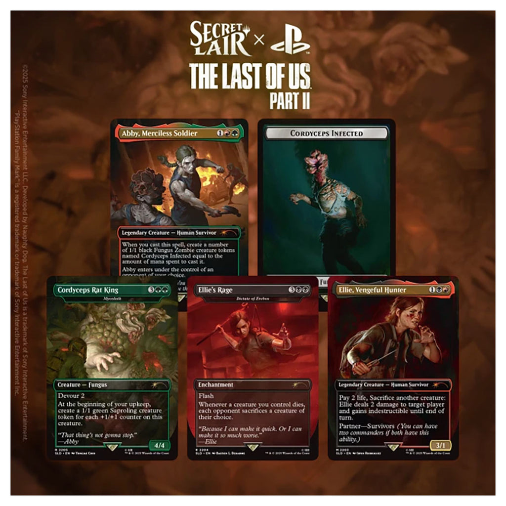 Magic The Gathering: Secret Lair x The Last of Us Part II Card Game