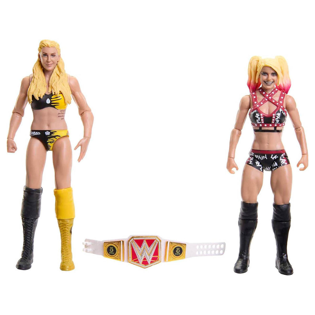WWE Championship Showdown Series #12 Charlotte Flair vs Alexa Bliss Figures