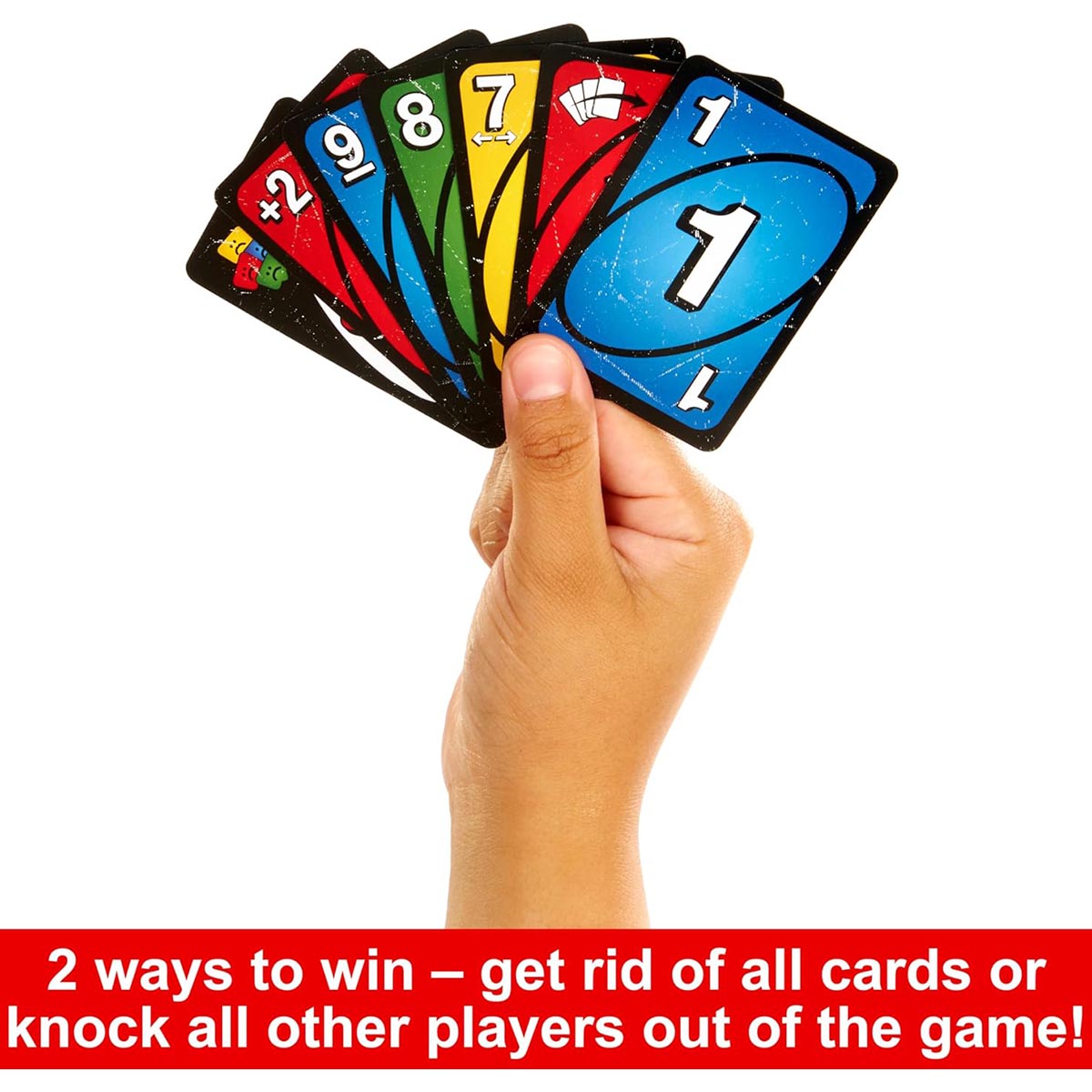 UNO Show Em No Mercy wild draw stack gameplay close up