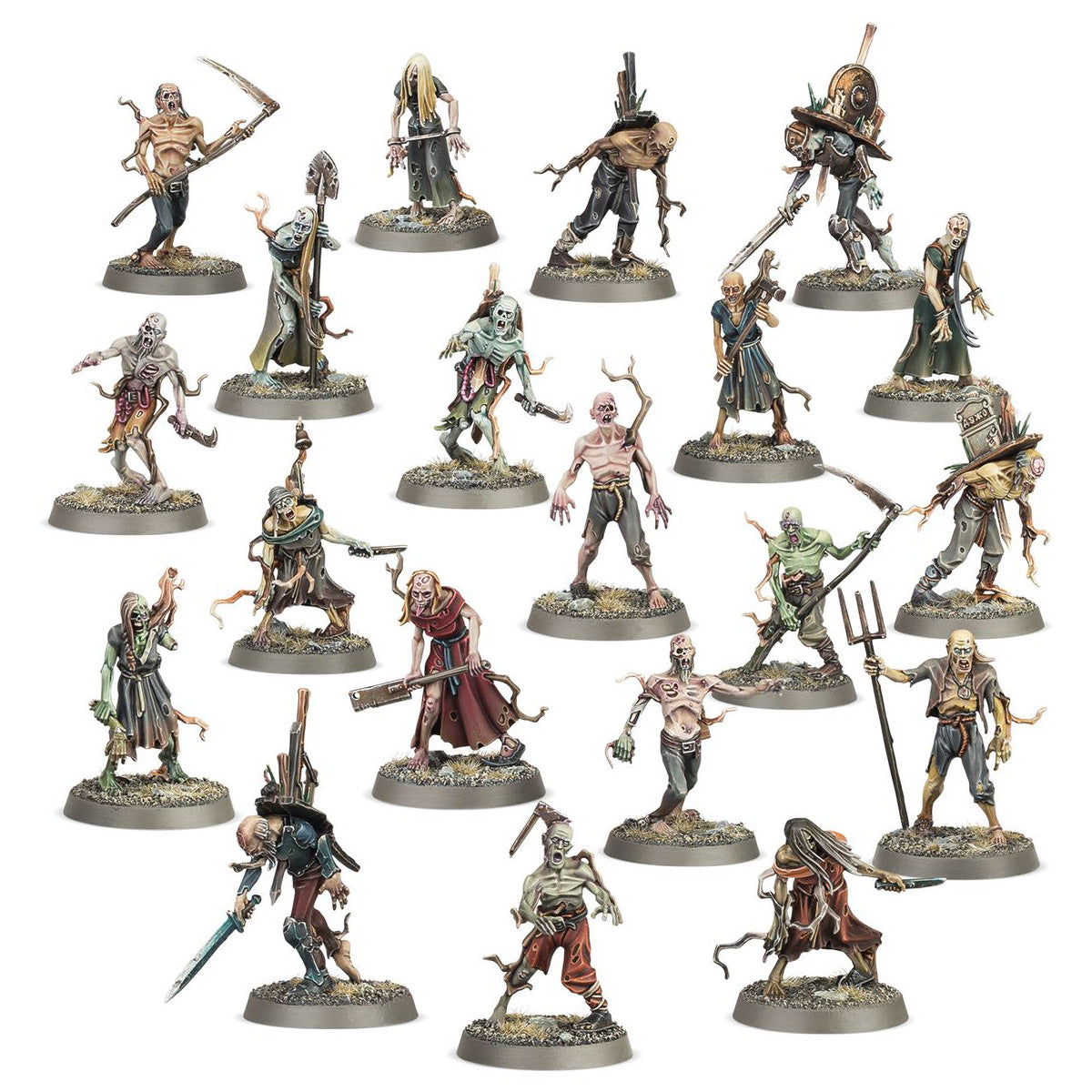 Warhammer Age of Sigmar: Soulblight Gravelords: Deadwalker Zombies Miniatures Set