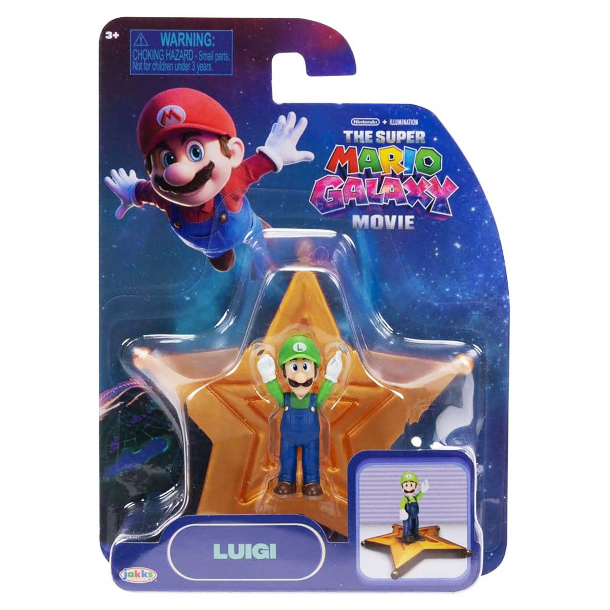 Luigi Mini Figure With Star Launcher