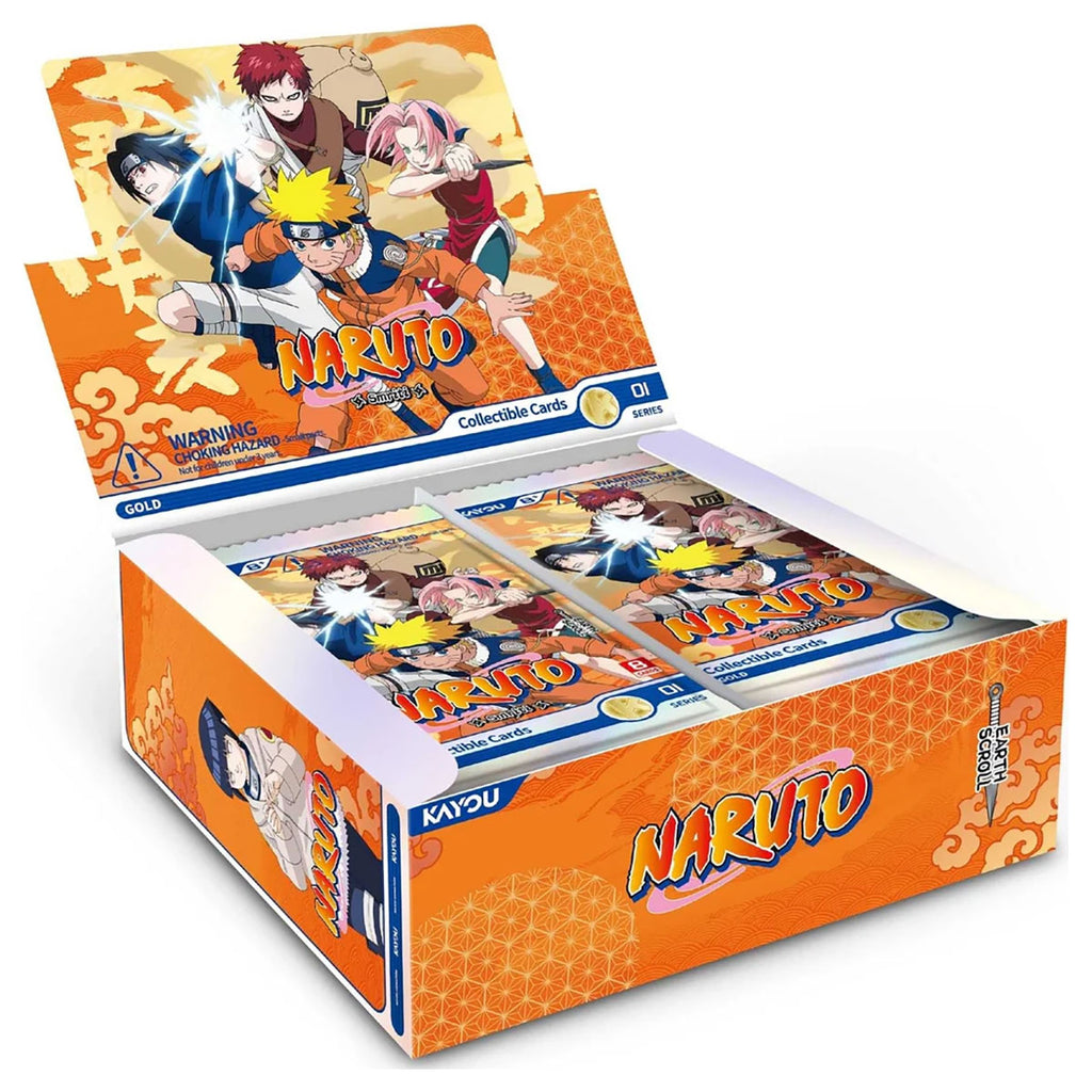 Naruto Collectible Cards Earth Scroll Booster Box (20 Packs)