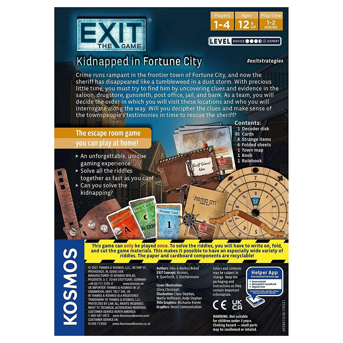 EXIT: Kidnapped in Fortune City Board Game