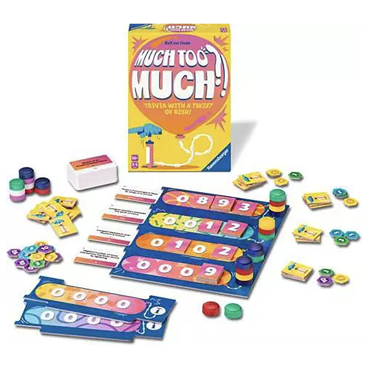 Much too much party game contents and set up
