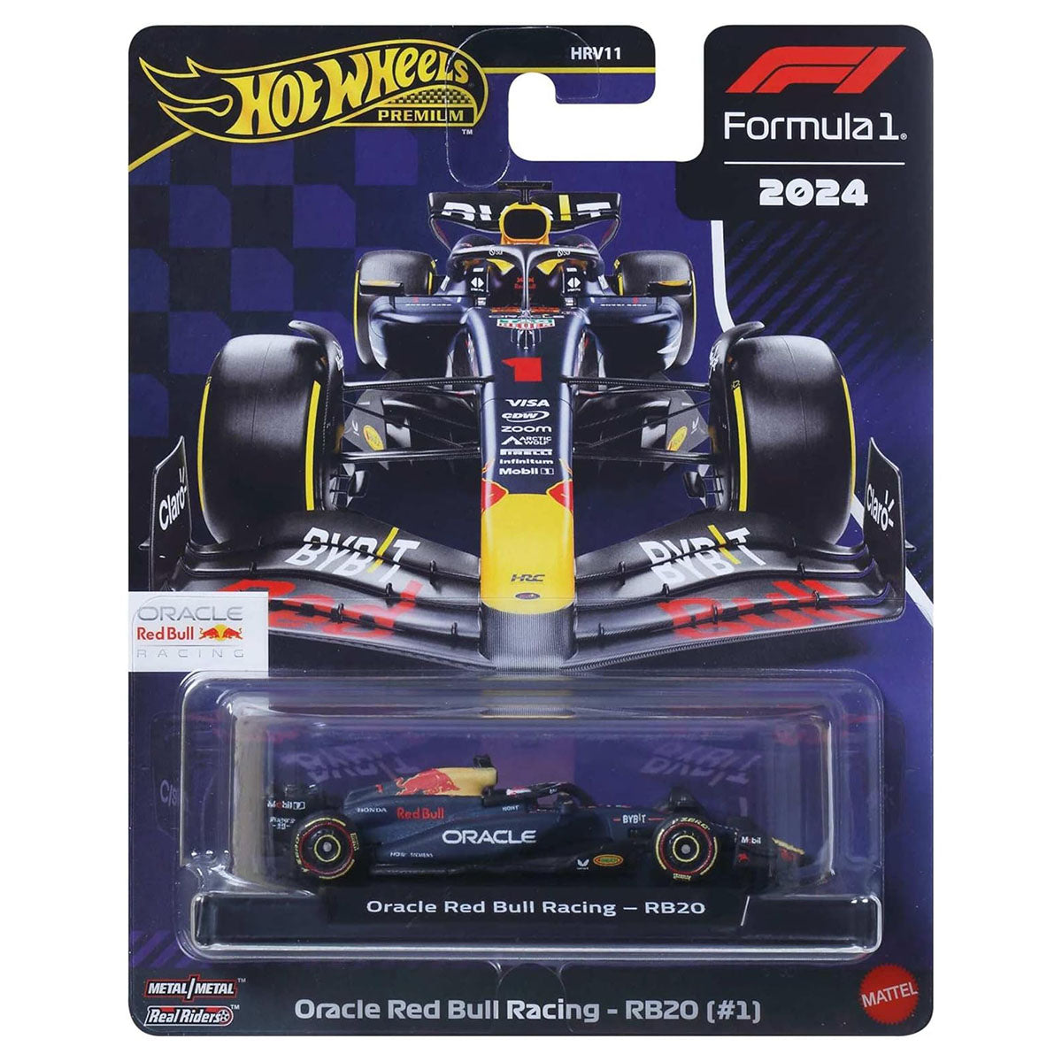 Hot Wheels Formula 1 2024: Oracle Red Bull Racing RB20 (#1) Max Verstappen