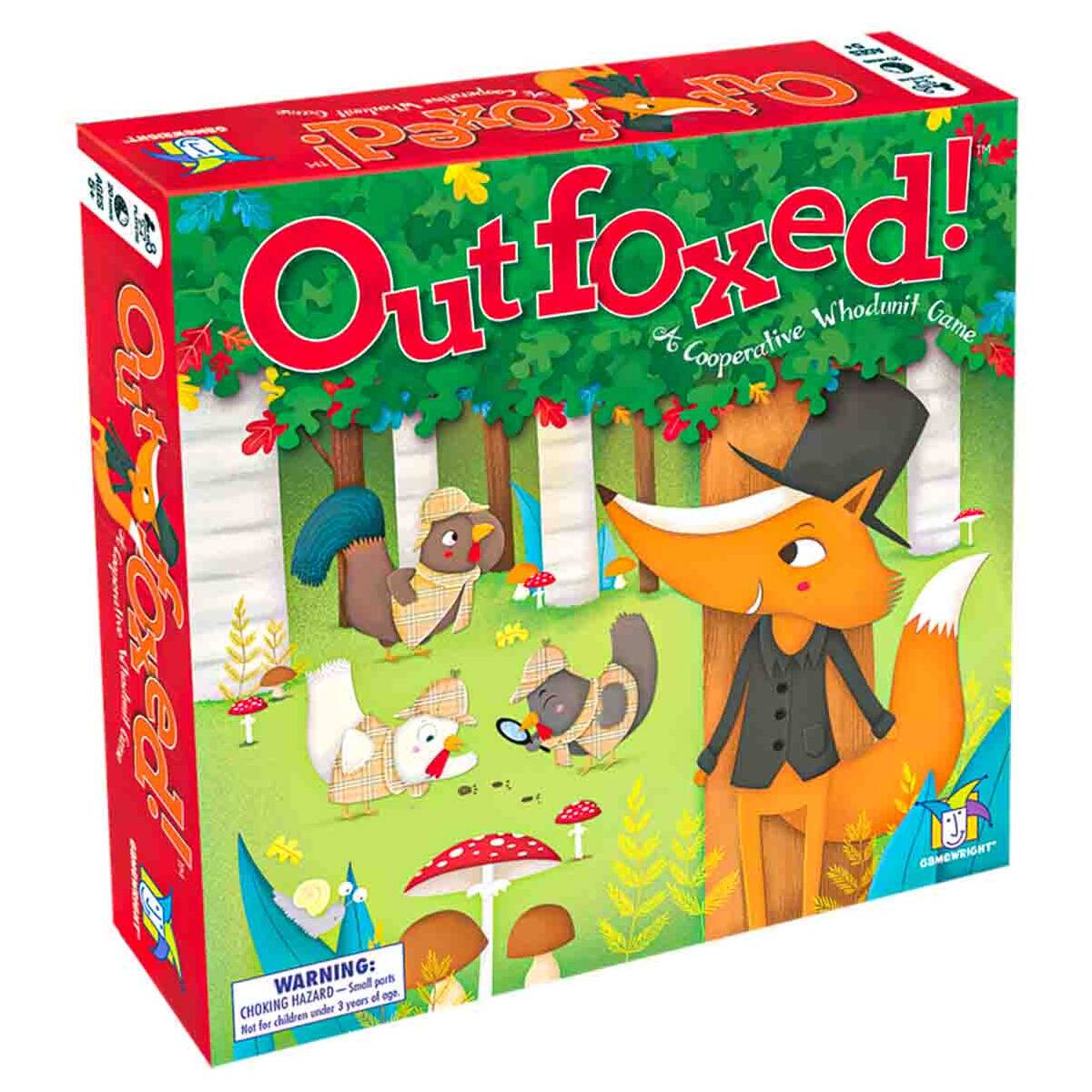 Outfoxed cooperative board game for kids