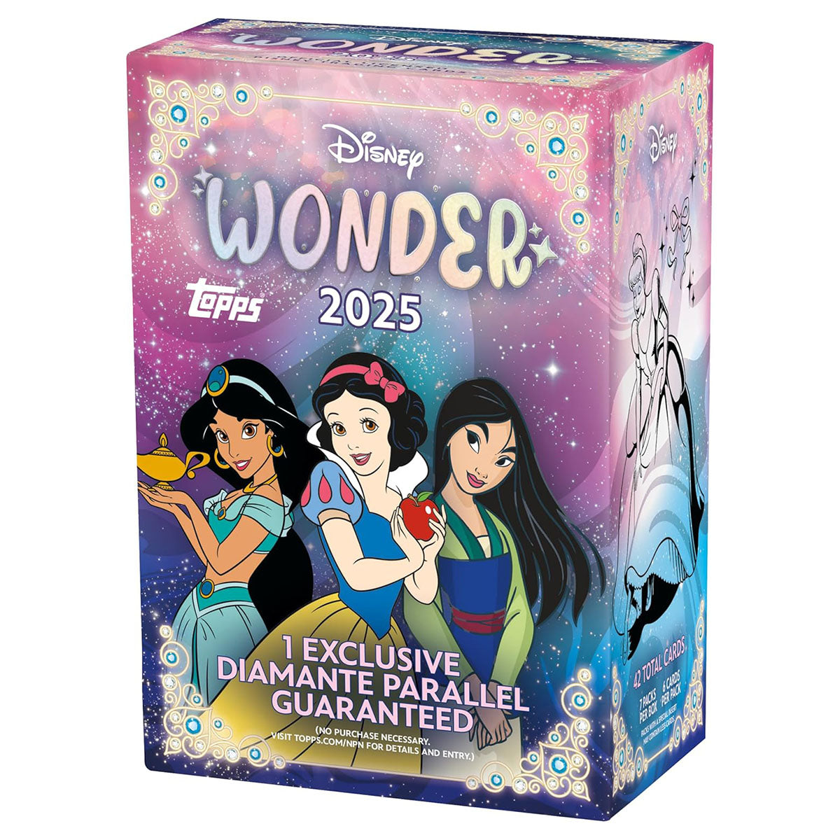Topps 2025 Disney Wonder Value Box front packaging