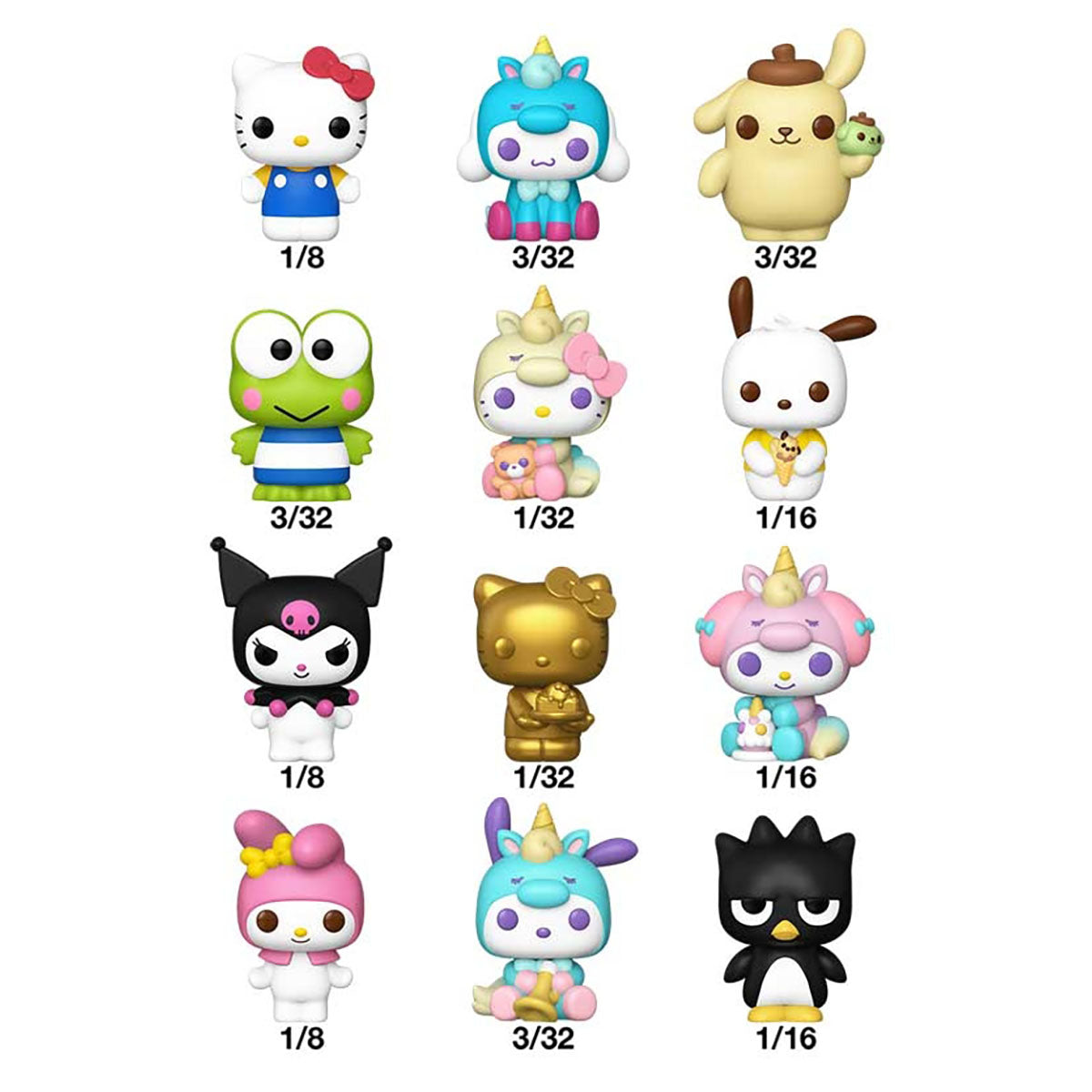 Funko Bitty Pop! Singles: Hello Kitty & Friends Vinyl Figure Blind Bag (styles vary)