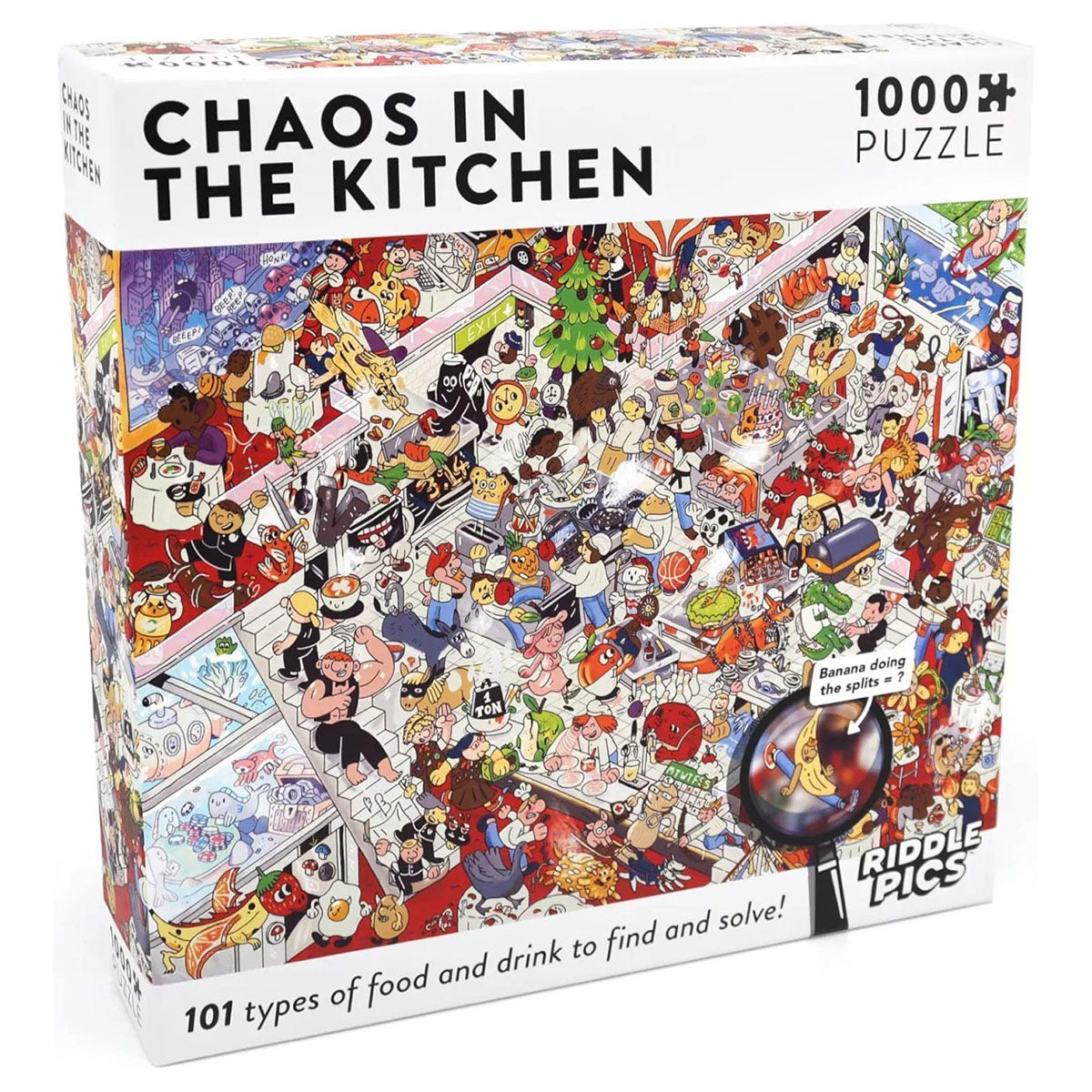 Puzzle - Chaos in the Kitchen 1000 Piece Puzzle