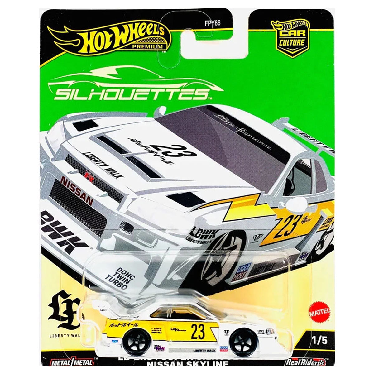 Hot Wheels Premium Car Culture Silhouettes: Nissan Skyline 1:64 Scale Car (1/5)