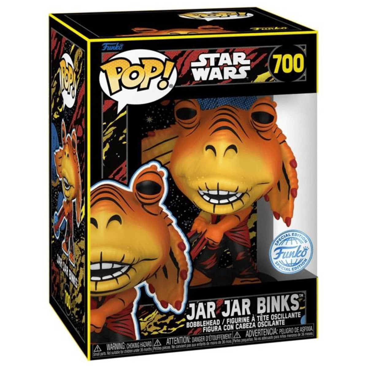 Funko Pop! Star Wars: Phantom Menace 25th Anniversary: Jar Jar Binks Bobble Head Figure #700