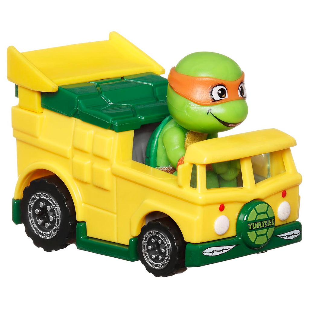 TMNT Michelangelo Hot Wheels Racer Verse Diecast Vehicle