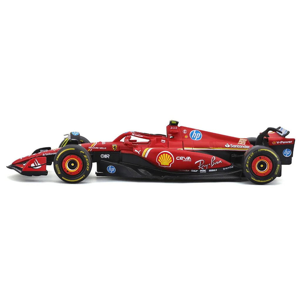 Bburago Ferrari F1 SF-24 Carlos Sainz 1:43 Race Car