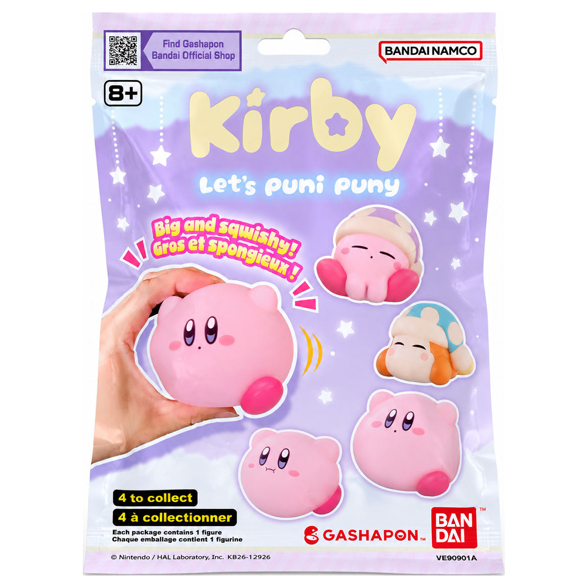 Kirby Let's Puni Puny Squishy Figure (styles vary)