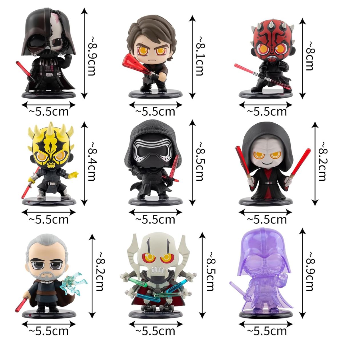 Star Wars Cosbi Figurines Dark Side Series Blind Box