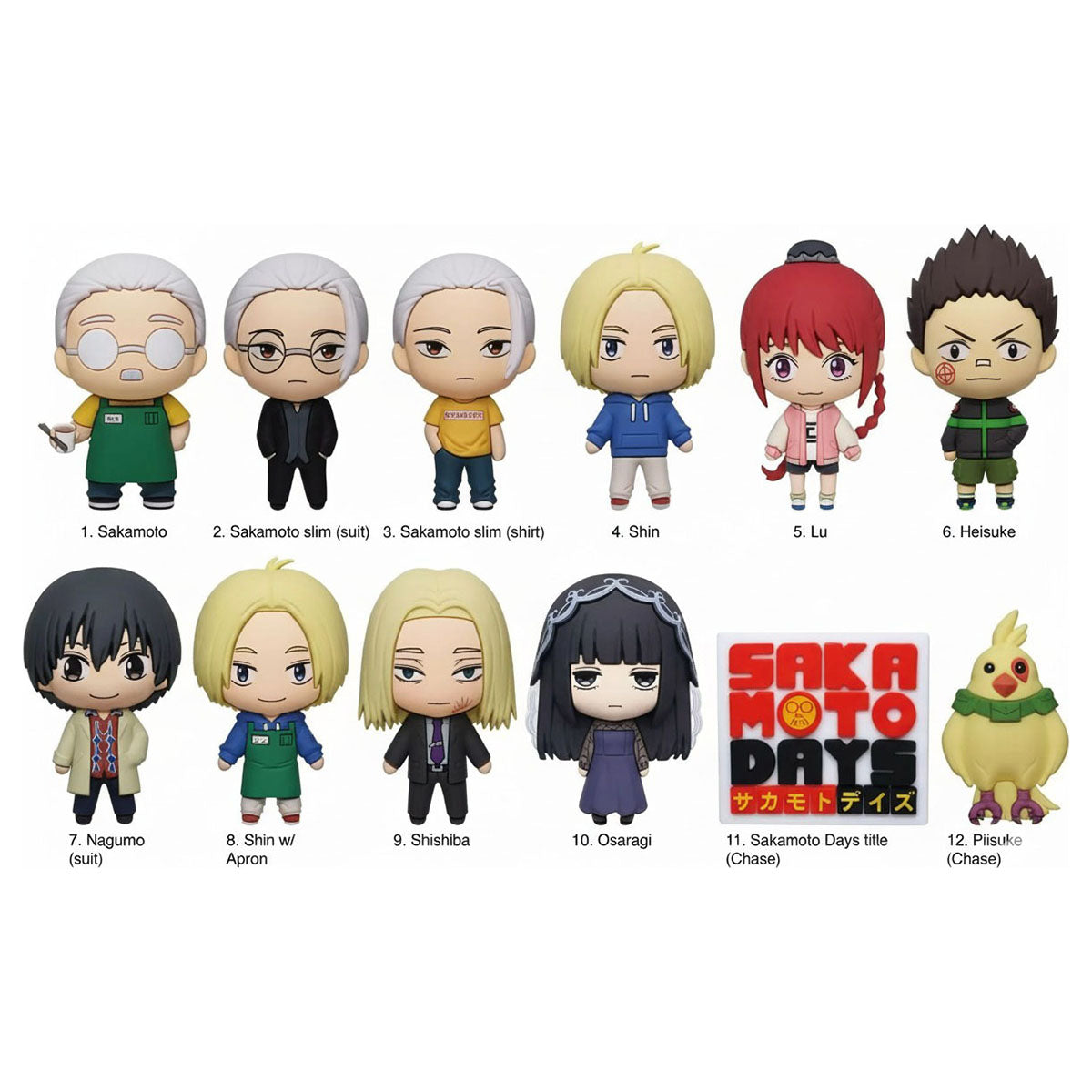 Sakamoto Days Series 1 Bag Clips