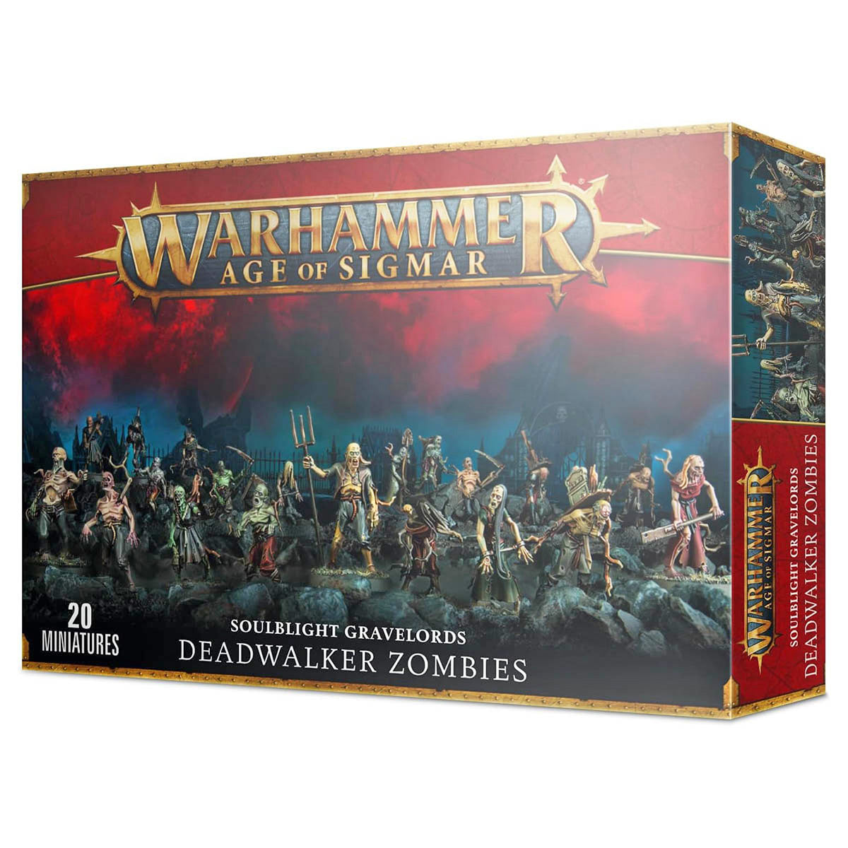 Warhammer Age of Sigmar: Soulblight Gravelords: Deadwalker Zombies Miniatures Set