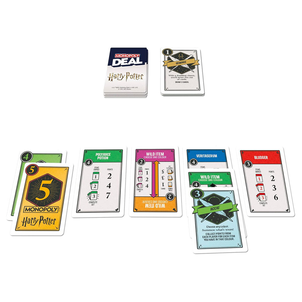 Monopoly Deal Harry Potter Card Game