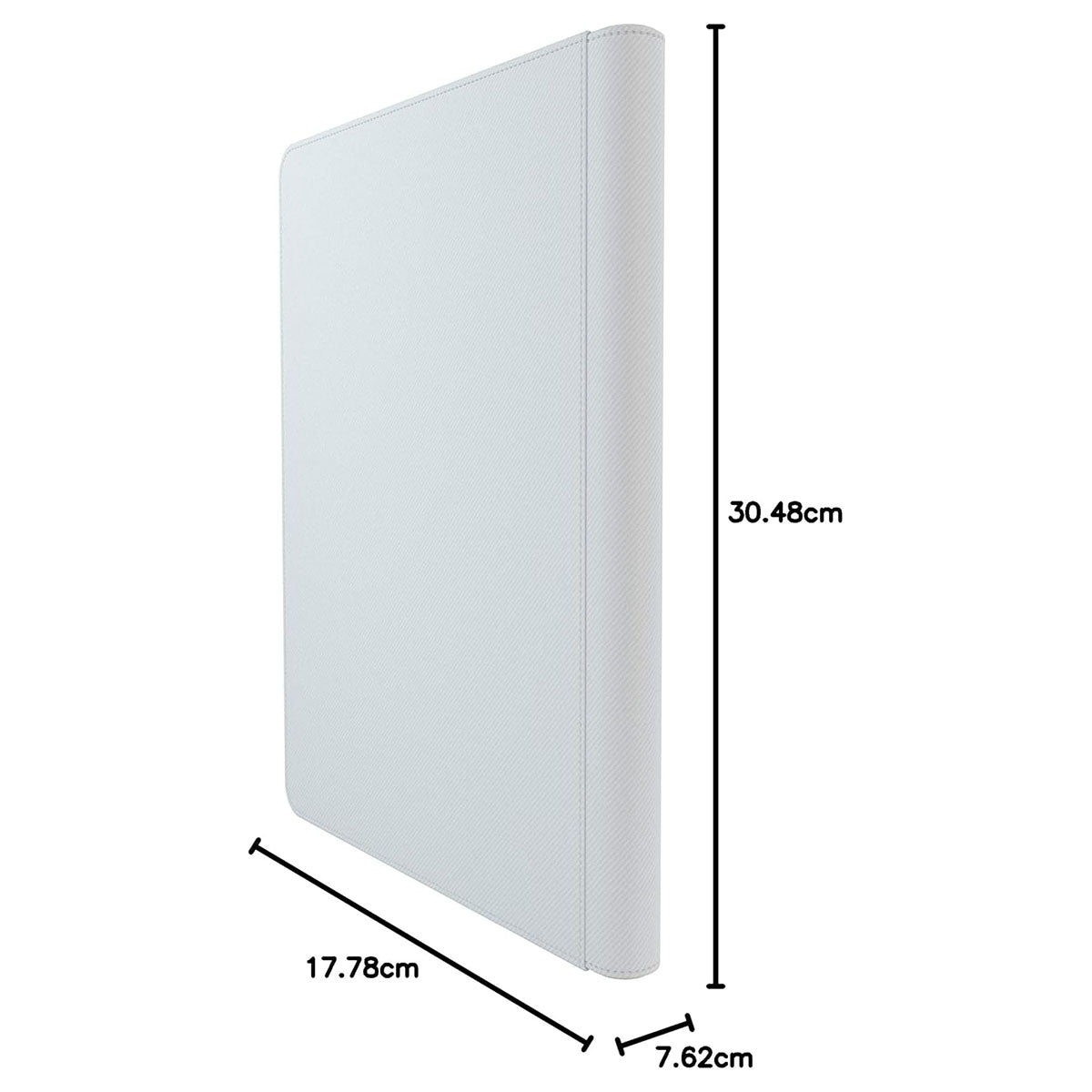Gamegenic 18-Pocket Zip-Up Trading Card Binder White