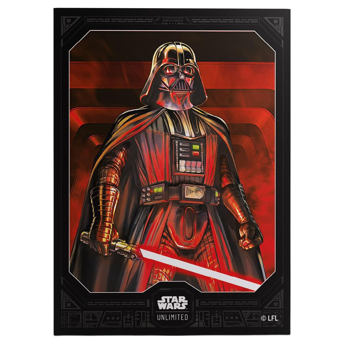 Gamegenic Star Wars: Unlimited: Darth Vader Unstoppable Premium Art Sleeves