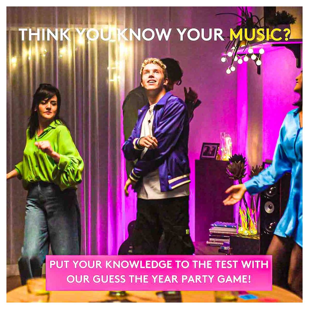 Hitster party game 2 to 10 players music challenge