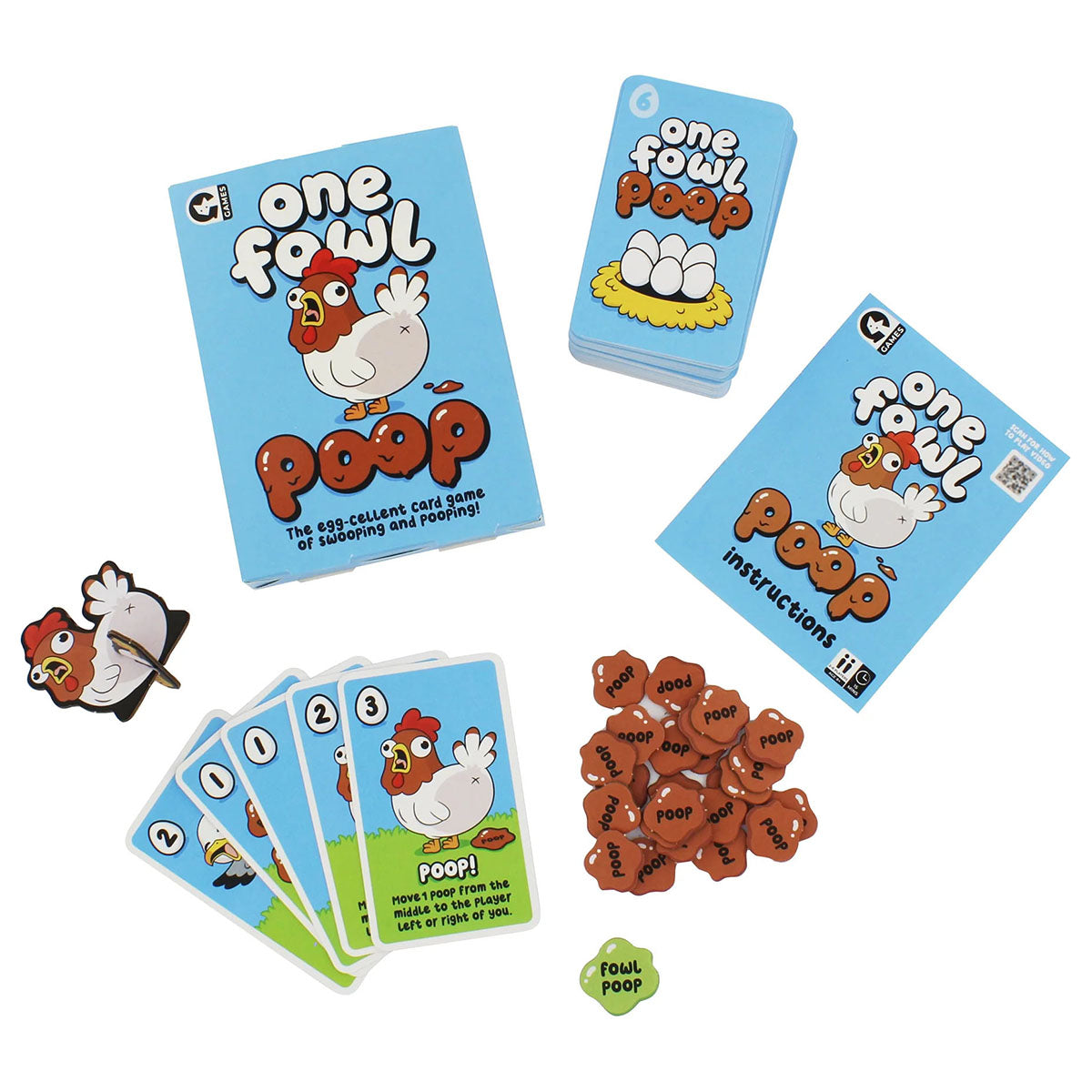 One Fowl Poop Card Game
