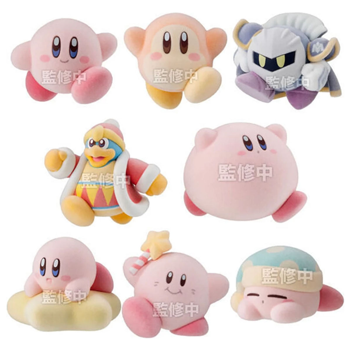 Kirby Pupupu Flocked Mini Figure (styles vary)