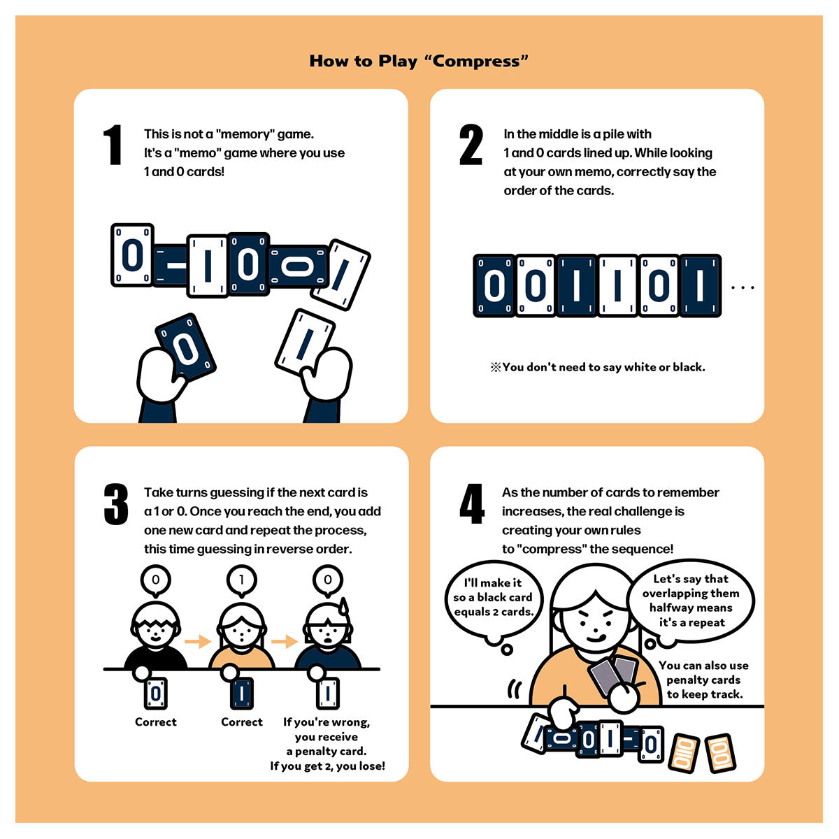 Compress Card Game