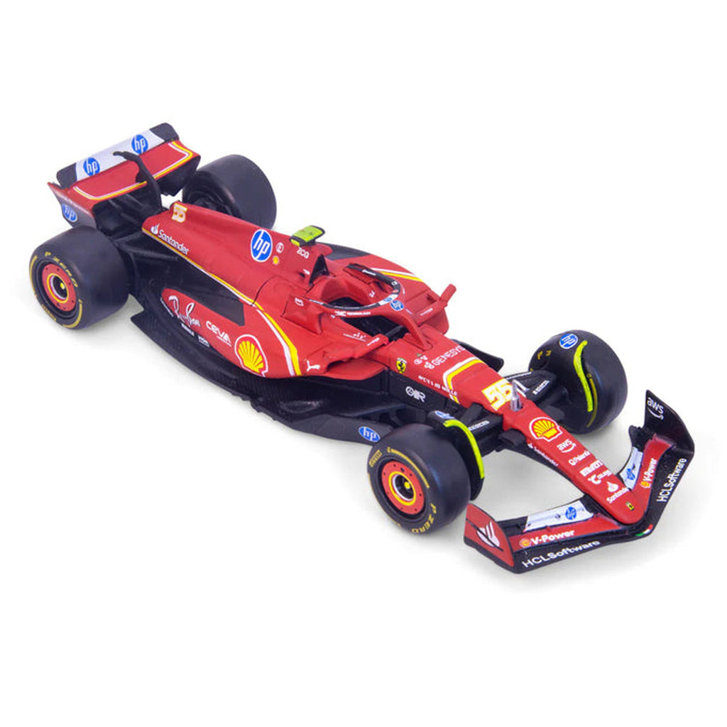 Bburago Ferrari F1 SF-24 Carlos Sainz 1:43 Race Car