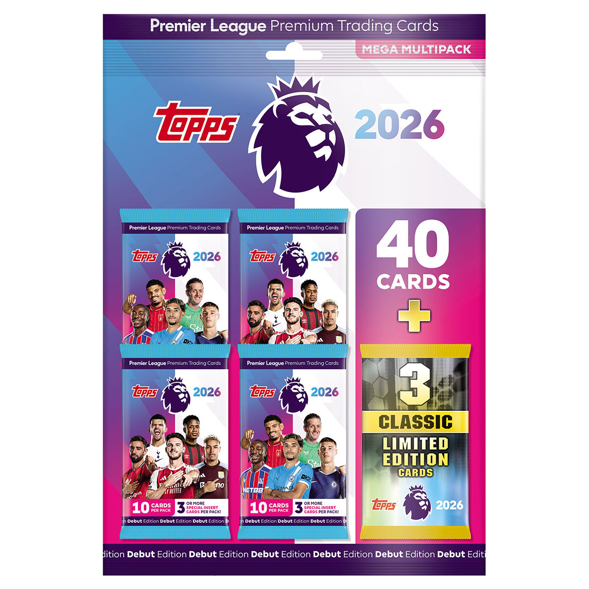 Topps Premier League 2025/26 Premium Trading Cards Mega Multipack