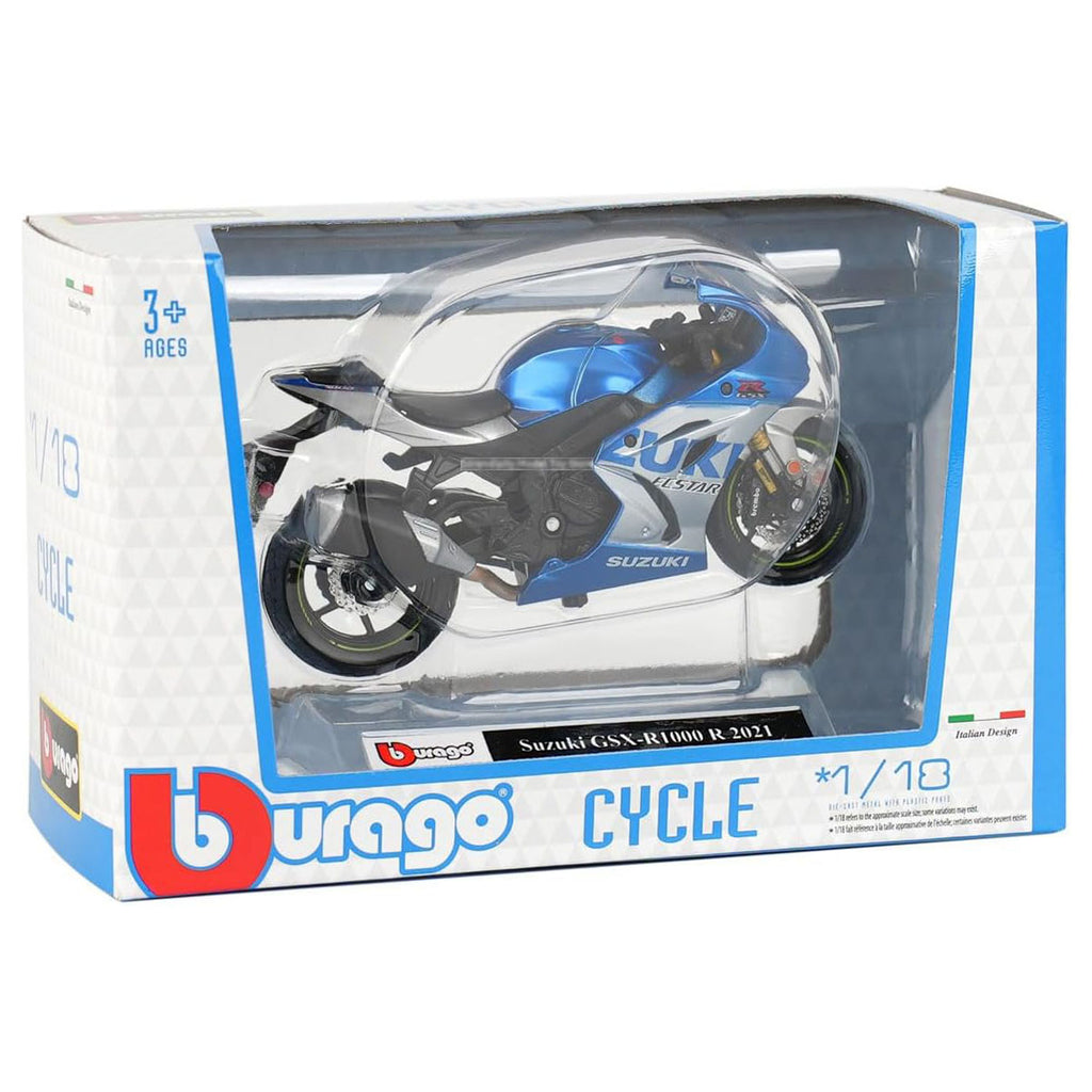 Bburago 1:18 Suzuki GSX-R1000 R 2021 Motorcycle