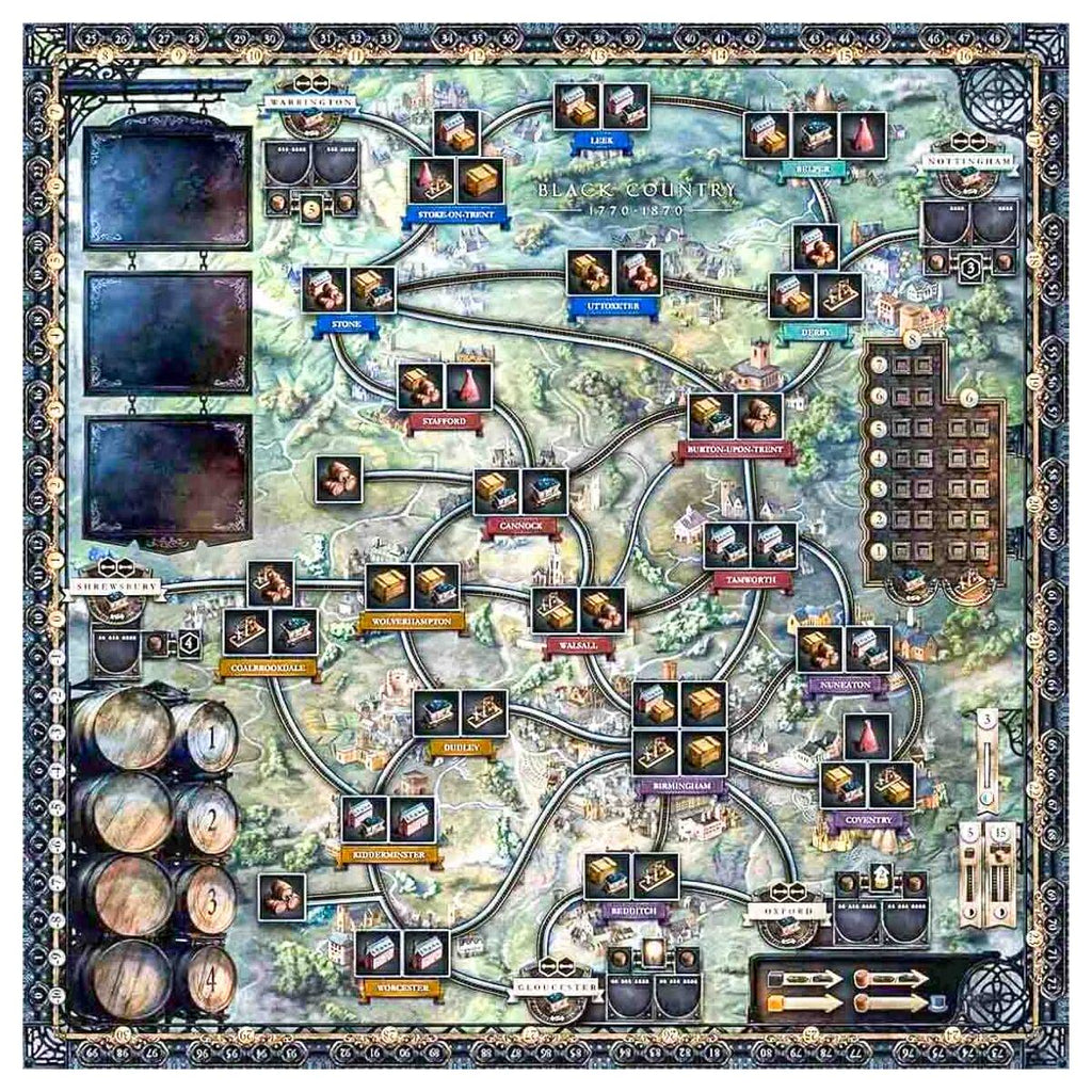 Brass Birmingham industrial revolution strategy game setup